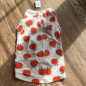 Hanna Andersson Cream and Orange Dog Sweater